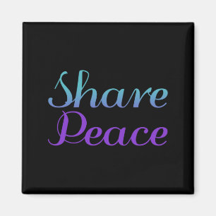 Share Peace Prevention Awareness Design Magnet