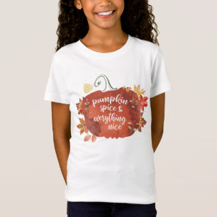 Share Pumpkin Spice & Everything Nice Thanksgiving T-Shirt