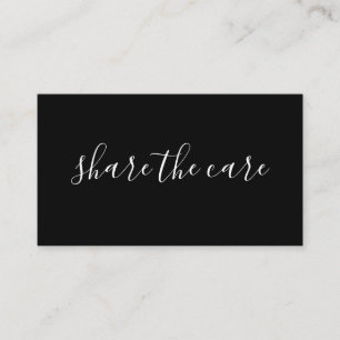 share the care referral program card