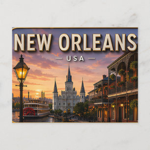 Share the Charm of New Orleans Postcard