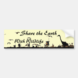 Share the Earth Bumpersticker Bumper Sticker