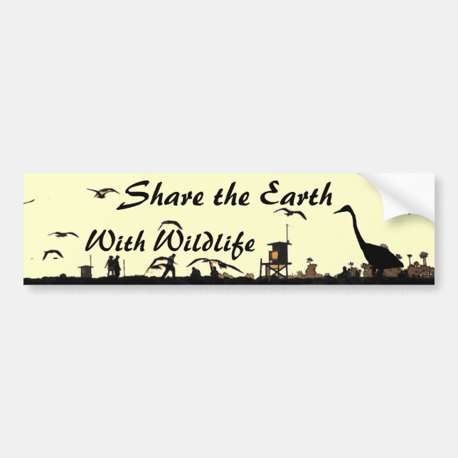 Share the Earth Bumpersticker Bumper Sticker (Front)