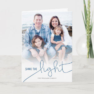 Share the Light Hanukkah Photo Card