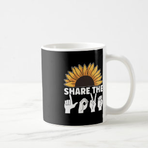 Share The Love ASL American Sign Language Awarenes Coffee Mug
