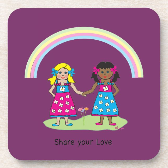 Share the Love - Equality for All Coaster (Front)