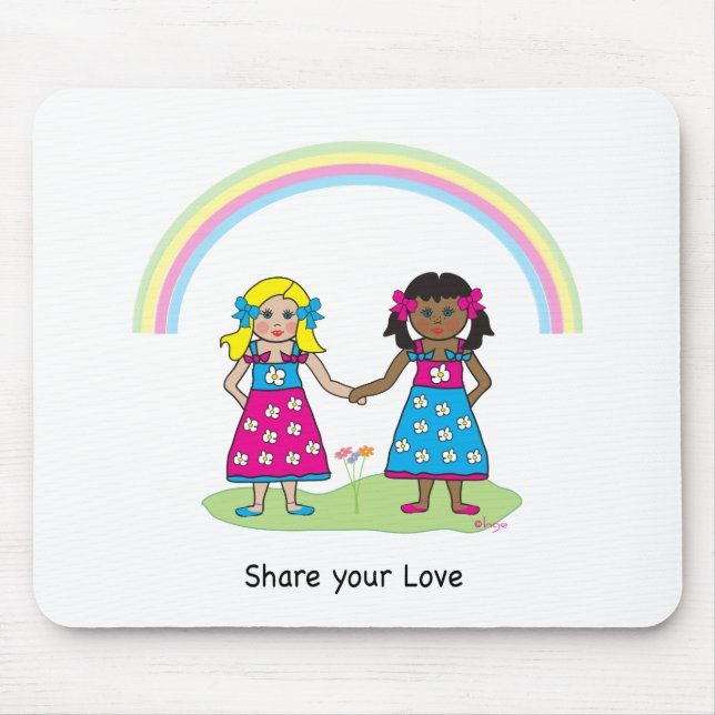 Share the Love - Equality for All Mouse Mat (Front)