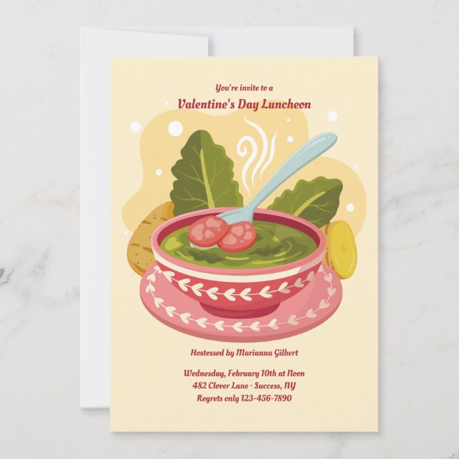 Share the Love Luncheon Invitation (Front)