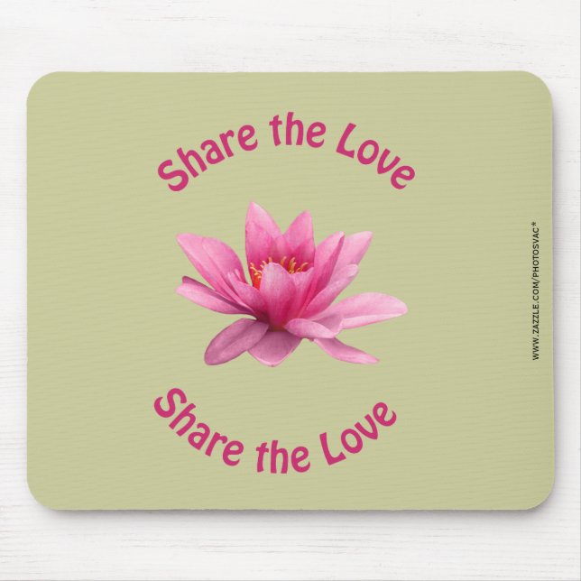 Share the Love Mouse Mat (Front)
