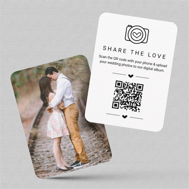 Share the Love QR Code Digital Photo Album Card (Creator Uploaded)