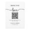 Share The Love QR Code Sign, Wedding Photo Sign
