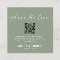 Share The Love QR Code Wedding Photo Sharing