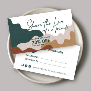 Share the Love Referral Card Design