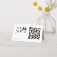 Share the Love Wedding Photos QR Code 