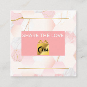 Share the love Zyia referral card