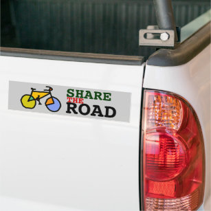 Share the road ~ bike / bicycle bumper sticker