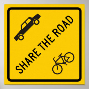 Share the Road Highway Sign