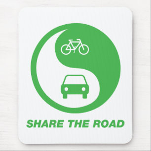Share the Road Mouse Mat