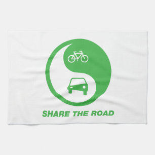 Share the Road Tea Towel