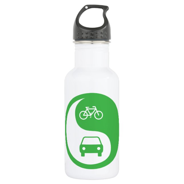 Share the Road Yin Yang 532 Ml Water Bottle (Front)