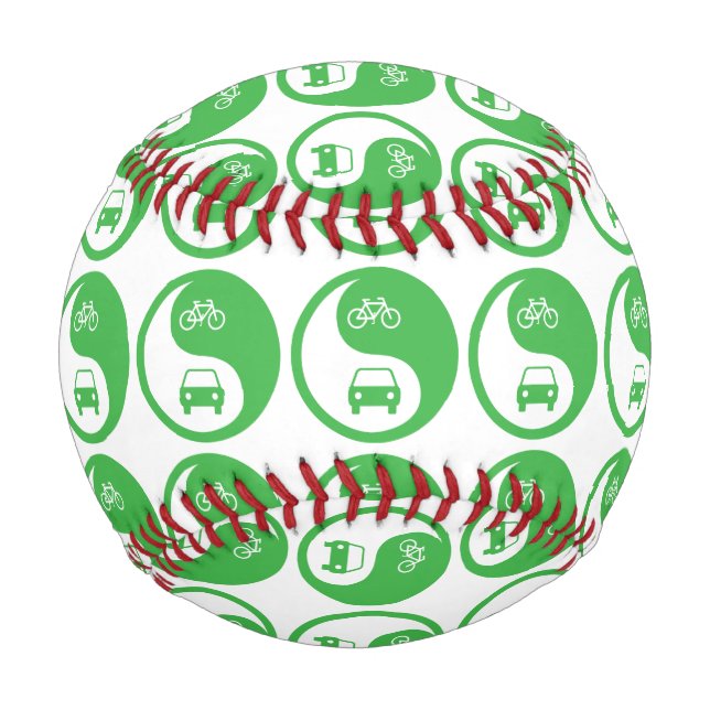 Share the Road Yin Yang Baseball (Front)