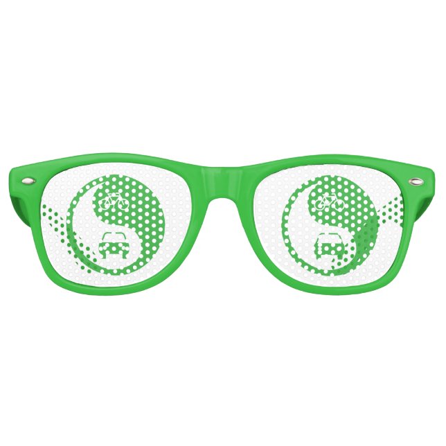 Share the Road Yin Yang Retro Sunglasses (Front)