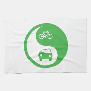 Share the Road Yin Yang Tea Towel