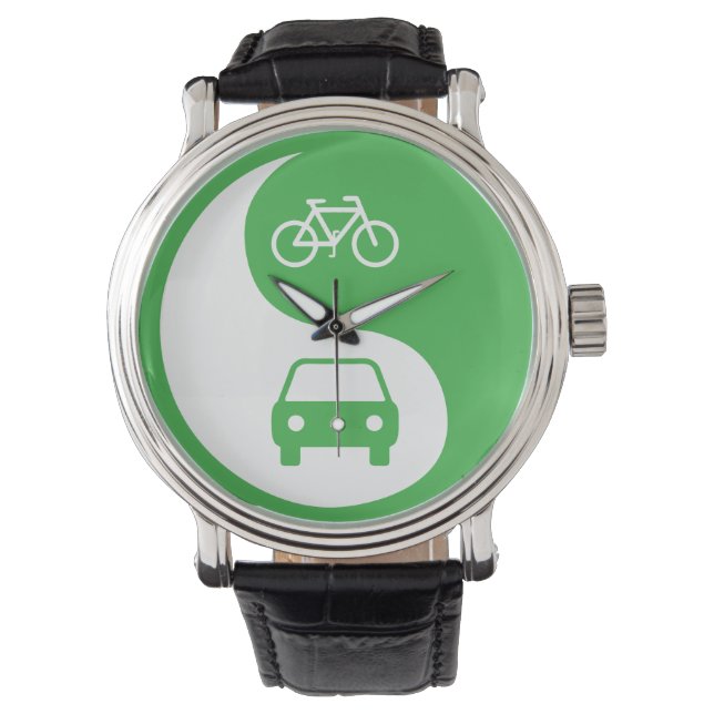 Share the Road Yin Yang Watch (Front)