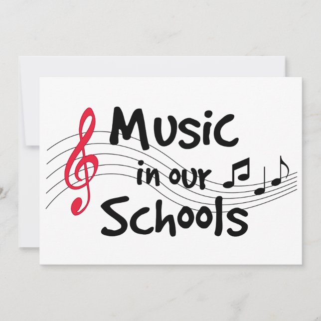 Share Your Love of Music Card (Front)