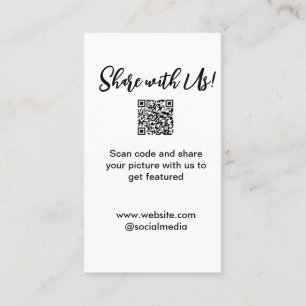 Share your picture scan QR code add website email  Business Card