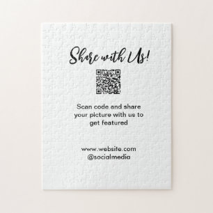 Share your picture scan QR code add website email  Jigsaw Puzzle