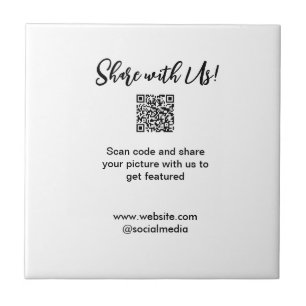 Share your picture scan QR code add website email  Tile