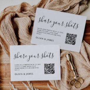 Share Your Shots QR Code Card, Capture The Love