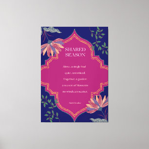 Shared Season Canvas Print