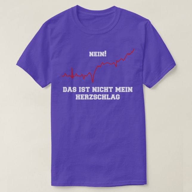Shares heartbeat shareholder share price T-Shirt (Design Front)
