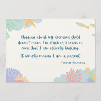 Sharing about my deceased child b/c I am Parent Programme