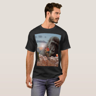 Sharing An Apple With A Gorilla, Mens T-Shirt