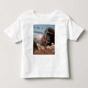 Sharing An Apple With A Gorilla, Toddler T-Shirt