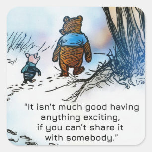 Sharing Is SPECIAL Square Sticker