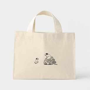Sharing is Tough Mini Tote Bag