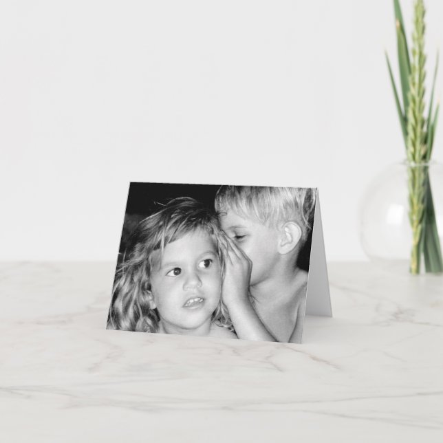 Sharing Secrets Greeting Card (Front)