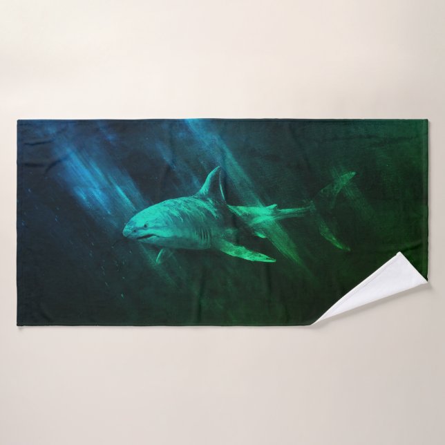 Shark 30 X 60 Bath Towel (Bath Towel)