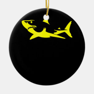 Shark A Bold - Shark Lover Gifts Ceramic Tree Decoration