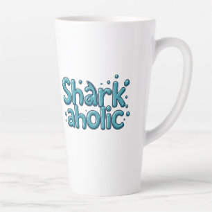 Shark Aholic Latte Mug