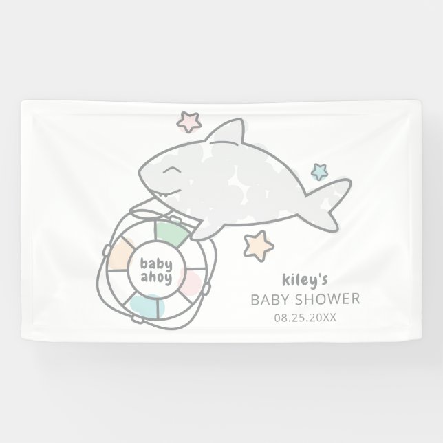 Shark Ahoy Banner (Horizontal)