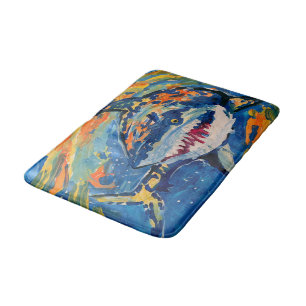 Shark "Art by Kids" Bath Mat