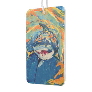 Shark "Art by Kids" Car Air Freshener