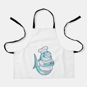 Shark as Chef with Cooking apron