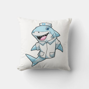 Shark as Nurse with Coat Cushion