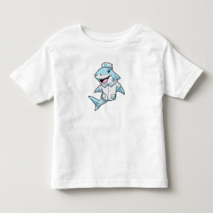 Shark as Nurse with Coat Toddler T-Shirt
