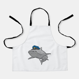 Shark as Police officer Police Apron